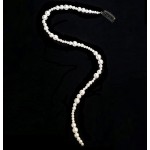Accesoriu pentru par cu clips PRL01BB cu un sirag de perlute albe